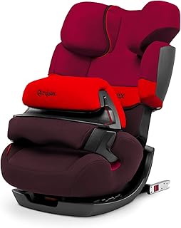 CYBEX Silver 2-in-1 Kinder-Autositz Pallas-Fix, Für Autos mit und ohne ISOFIX, Gruppe 1/2/3 (9-36 kg), Ab ca. 9 Monate bis ca. 12 Jahre, Rumba Red