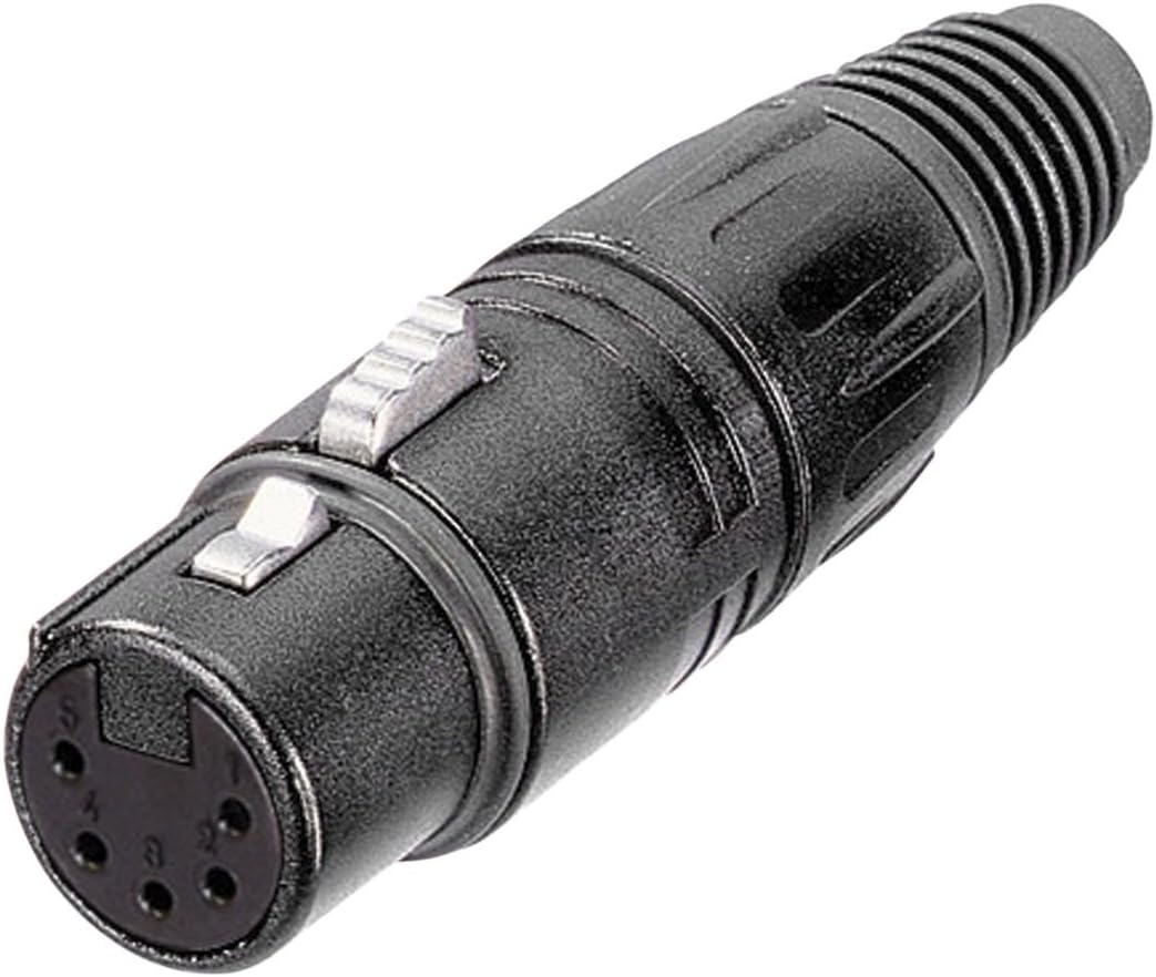 Neutrik NC5FX-BAG Female 5 Pin XLR Line Connector With Silver Plated Contacts