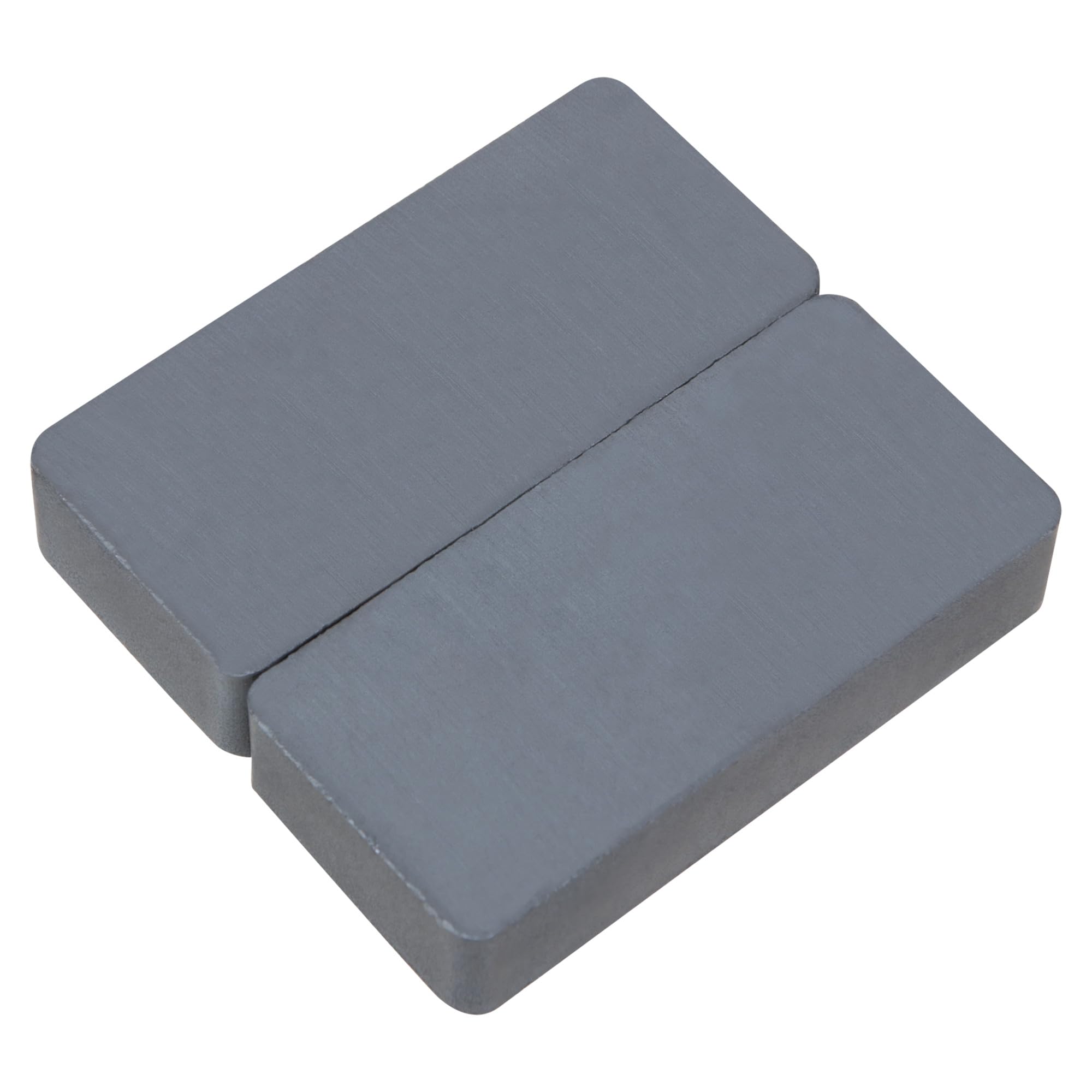Performance Tool W12505 2pc Ceramic Block Magnets - Industrial Grade Rare Earth Magnets for Secure Holding, Machining, and Welding Applications