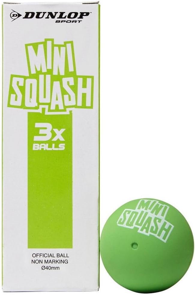 DUNLOP Compete Mini Squash Balls Pack of 3 Amazon.co.uk Sports