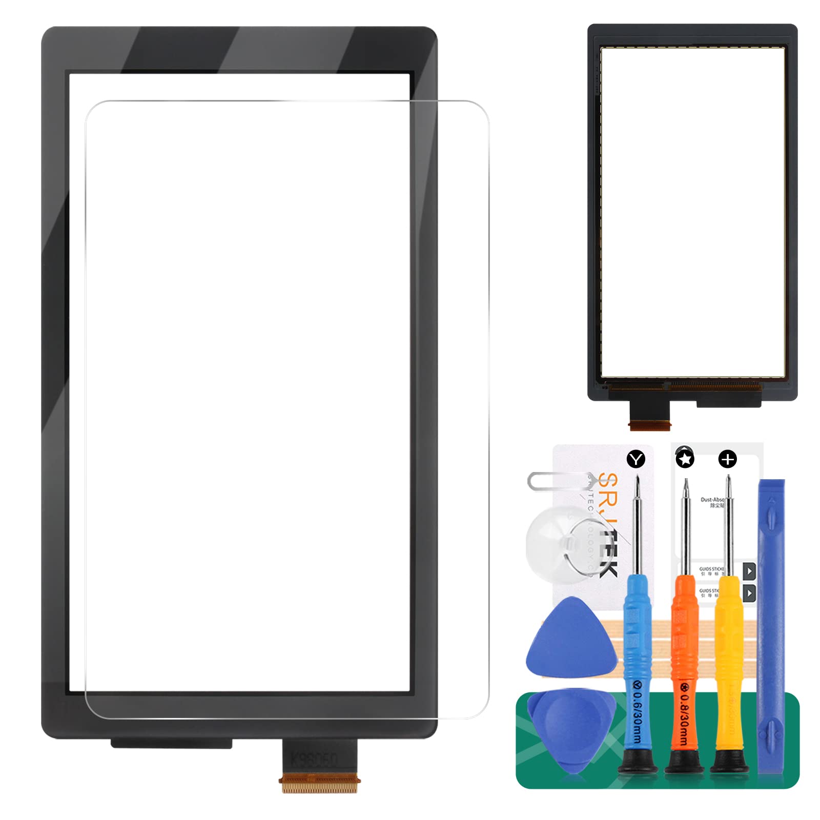 For Nintendo Switch Touch Screen Replacement HAC-001 Digitizer Sensor V1 Touch Digitizer Panel Glass Repair Parts Kits (HAC-001 V1 Touch Screen)