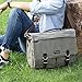 415niki4 OXA Military Satchel Messenger Bag - Vintage Canvas Shoulder Bag for 15.6 Inch Laptop (Brown/Grey)