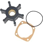 6593 Inboard Raw Sea Water Pump Impeller Kit for Oberdorfer 201M 202M Pump | Compatible with 214M 211M Pump, Replacement for Cummins Onan 132-0316, 132-0277