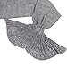 YUSHOP Adults Womens Crochet Knitted Mermaid Tail Blankets, Bedroom Sofa Sleeping Bags Blanket #08
