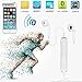 Facelink B3300 Bluetooth 4.1 Earphones Wireless Stereo Sport Headphone Built-in MIC for iPhone 7 Plus and Android,White