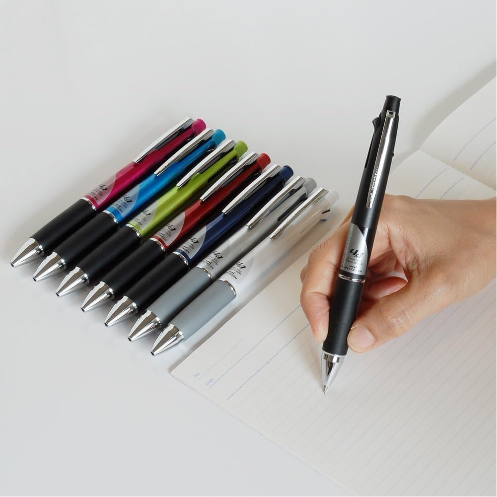 Uni Jetstream 0.7 mm Ballpoint Multi Pen and 0.5 mm Pencil, Bordeaux Body (MSXE510007.65) - Image 5