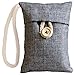 Attmu 2 Pack Natural Air Purifying Bamboo Charcoal Bags Removes Odors Harmful Allergens Reusable and Non Toxic Air Freshener (100 g)