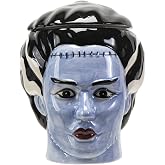 The Bride Of Frankenstein Ceramic Cookie Jar Halloween Decor Kitchen Accessory