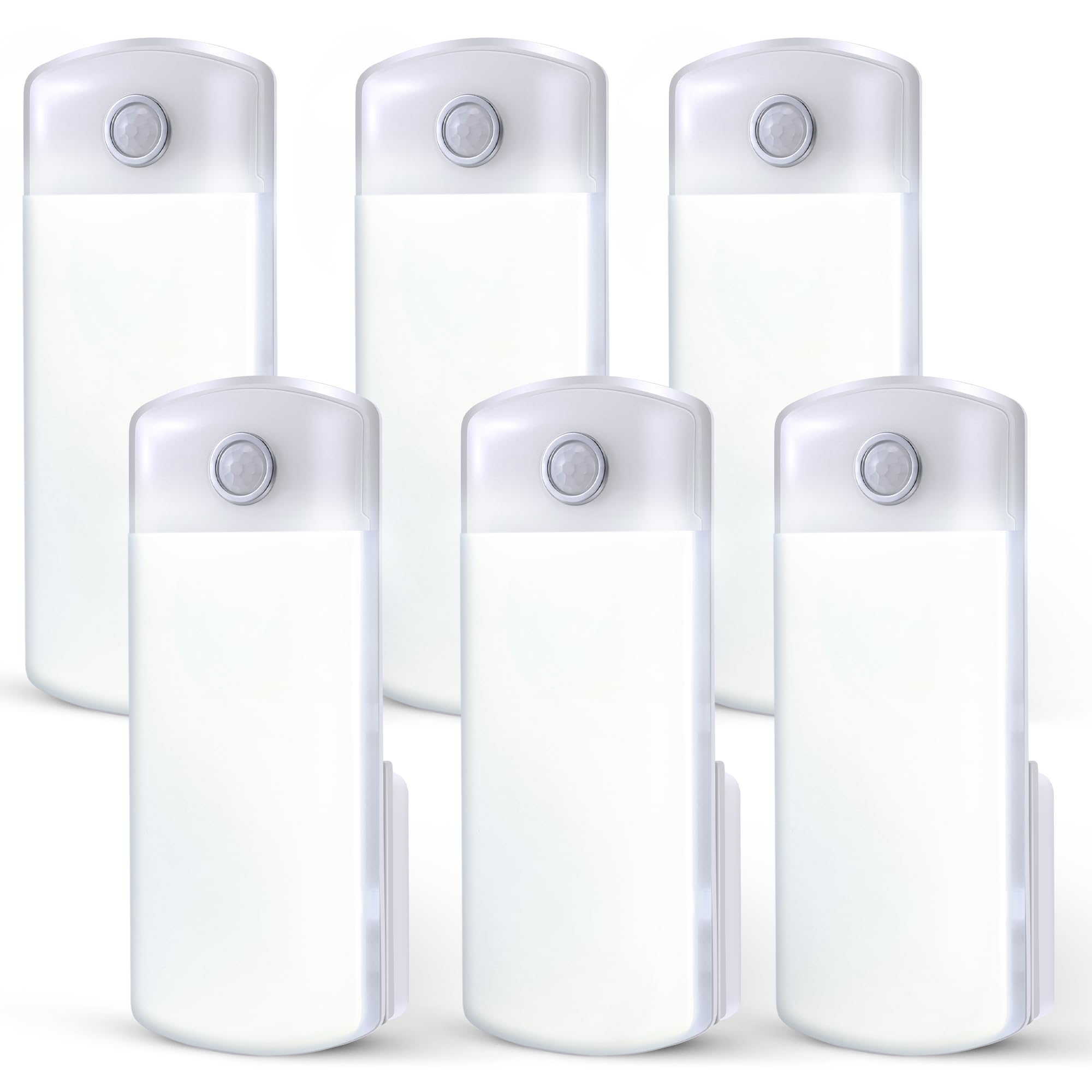 Photo 1 of 6 Pack LED Power Failure Light, 4 in 1 Rechargeable Plug in Flashlights with Motion Detection, LED Emergency Lights for Home Power Failure Black Outs Hurricane Supplies