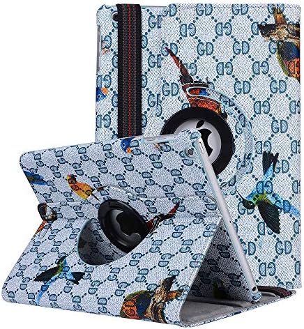 iPad Pro 12.9 2017/2015 Case A1584 A1652 A1670 A1671- Multiple Angles Stand with Smart Protective Cover Auto Sleep/Wake for Apple Pro 12.9 (1st Gen) / iPad Pro 12.9 (2nd Generation) (Blue Bird)
