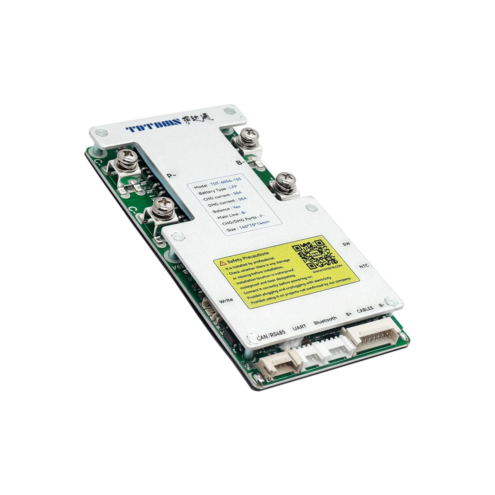 Mua TDTBMS Smart BMS LiFePo4 15S 48V 50A PCB Battery Protection Board ...