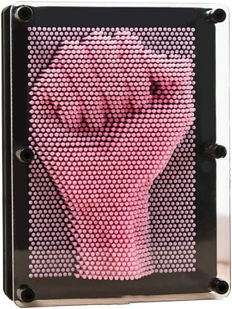 Amazon Primst 3dハンドモデル 3dピンアートボード 彫刻 立体アート彫刻 手の模型 おもちゃ 彫刻 芸術 装飾品 ホーム オフィス デスクトップ 3d立体おもちゃ 3dアート 卒業記念 就職記念 誕生日プレゼント 記念商品 Pink 立体パズル おもちゃ