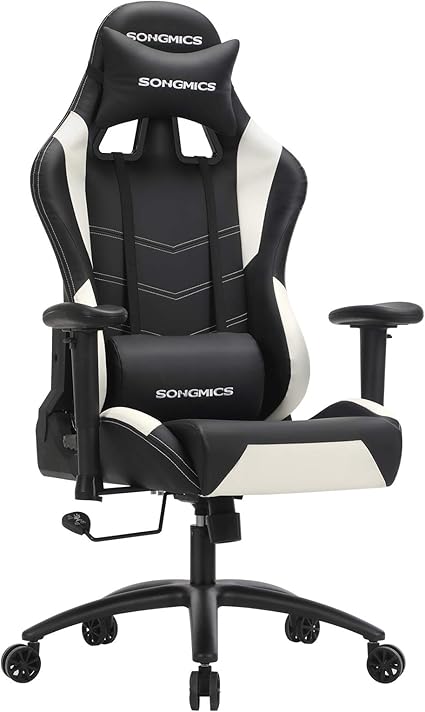 Intey Chaise De Gaming Fauteuil De Bureau Gamer En Similicuir Dossier Inclinable A 160 Coussin Pour Tete Et Lombaire Accoudoir Reglable Capacite Maximale 125kg Noir Et Rouge Amazon Fr Cuisine Maison
