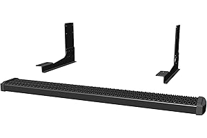 LUVERNE 415254-570749 Grip Step 54-Inch Black Aluminum Rear Step, Compatible with Select Dodge, Freightliner, Mercedes-Benz S