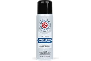 COBBLER'S CHOICE CO. FINEST QUALITY Cobbler's Choice Water & Stain Repellent Spray - Waterproof & Protect Leather, Suede, & Fabric from the Elements