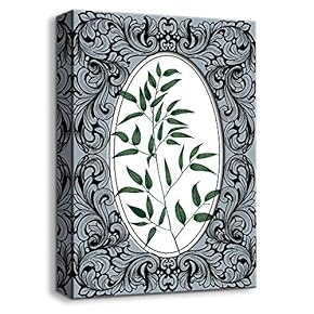 Canvas Wall Art Vintage Style Painting Artwork for Home Prints Framed - 12x18 inches