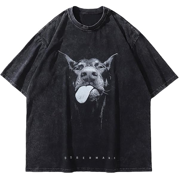 Amazon.com: Rapidstreet Streetwear Funny Doberman Dog
