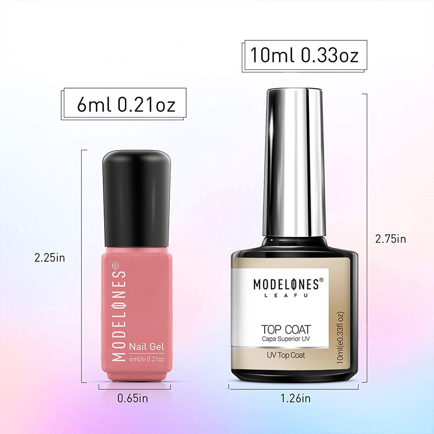Modelones Gel Nail Polish Set,Autumn Nude Pastel Grey Red Blue Pink Gel Polish,10ml Gel Top and Base Coat,16 Colors 6ml Nail Gel Polish,Soak Off Gel Polish Kit for Starters,Home Use Manicure Kit: Beauty