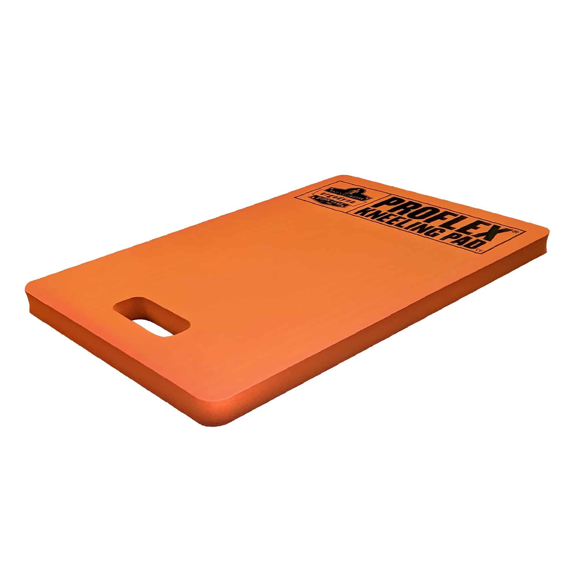 Ergodyne ProFlex 380 Kneeling Pad, Foam Knee Cushion, Water Resistant Kneeling Mat, 14" x 21" x 1", Orange, Standard