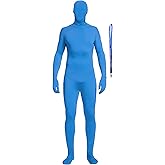 Full Bodysuit Include Zipper Helper Unisex Spandex Stretch Adult Costume Zentai Disappearing Man Body Suit