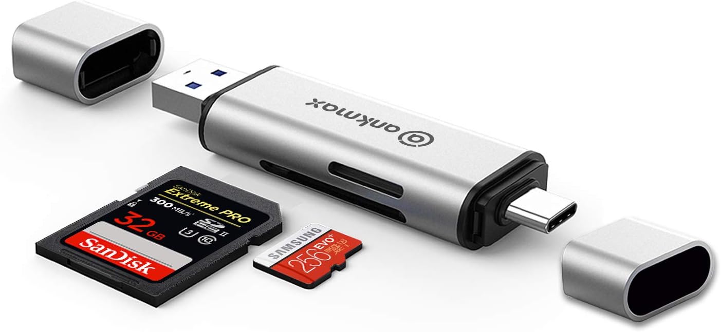 USB C Card Reader Ankmax UC312S USB 3.0 Memory Card Reader OTG Adapter for TF, SD, Micro SD, SDXC, SDHC, MMC, RS-MMC, Micro SDXC, Micro SDHC, UHS-I for MacBook, Windows PC, Android Smartphone Tablet: Computers & Accessories