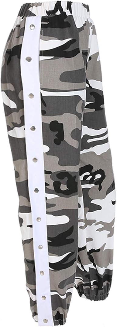 split camo pants