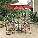 Homestyles Sanibel Black Outdoor Dining Table, Bronze, 48