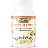 DR.HERBAL WELL Muscle Ease - Joint, Muscle & Nerve Support Fast Acting Relax Comfort Recovery Natural Herbal Supplement - (60 Capsules) MAX-Strength