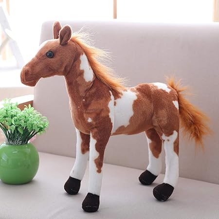 Amazon 馬のぬいぐるみ 30 90cm かわいい おもちゃ うま おもしろ 寝室 ふわふわ 動物 人形 ベッドルーム プレゼント 店飾り 母の日 こどもの日 誕生日 入学祝い 卒業祝い クリスマス 贈り物 ぬいぐるみ おもちゃ