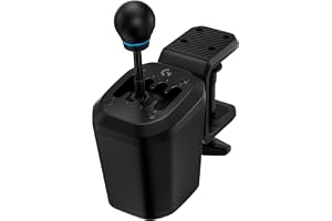 Câmbio Logitech G RS H-SHIFTER - Compatível com a base do volante de corrida RS50 e PRO, para PlayStation PS5, PS4, Xbox-Series X|S, Xbox One e PC