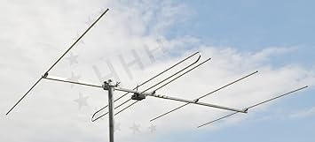 5 Elemente Yagi UKW/FM Antenne 3H-FM-5 mit F-Anschluss für horizontale oder vertikale Außen- oder Unterdachmontage