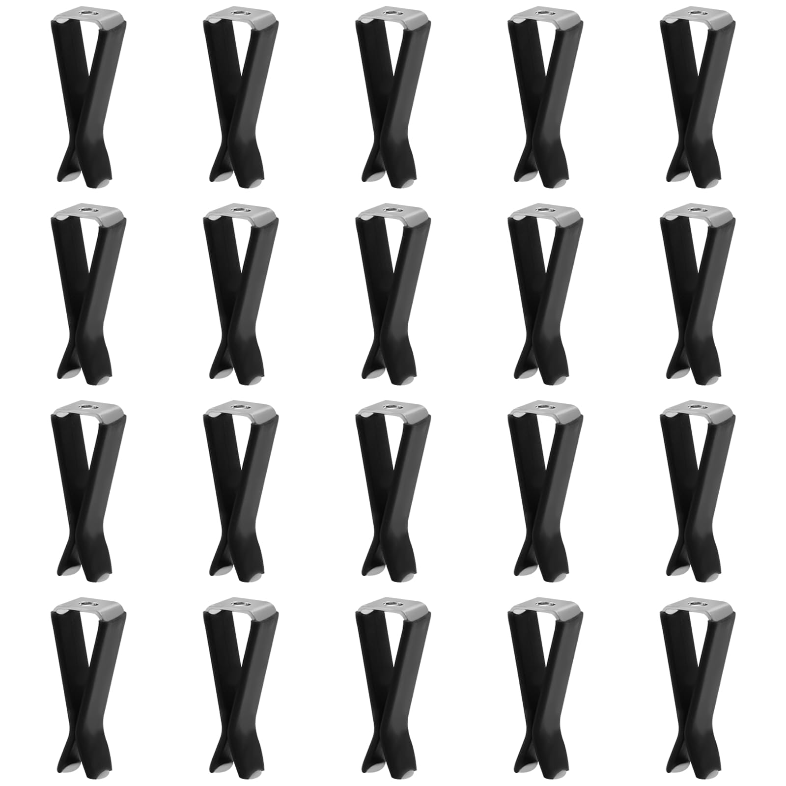 Photo 1 of Bonsicoky 20 Pcs Square Head Car Vent Clips with Box, Air Freshener Clips for Office Home Car Air Conditioner Outlet, Black