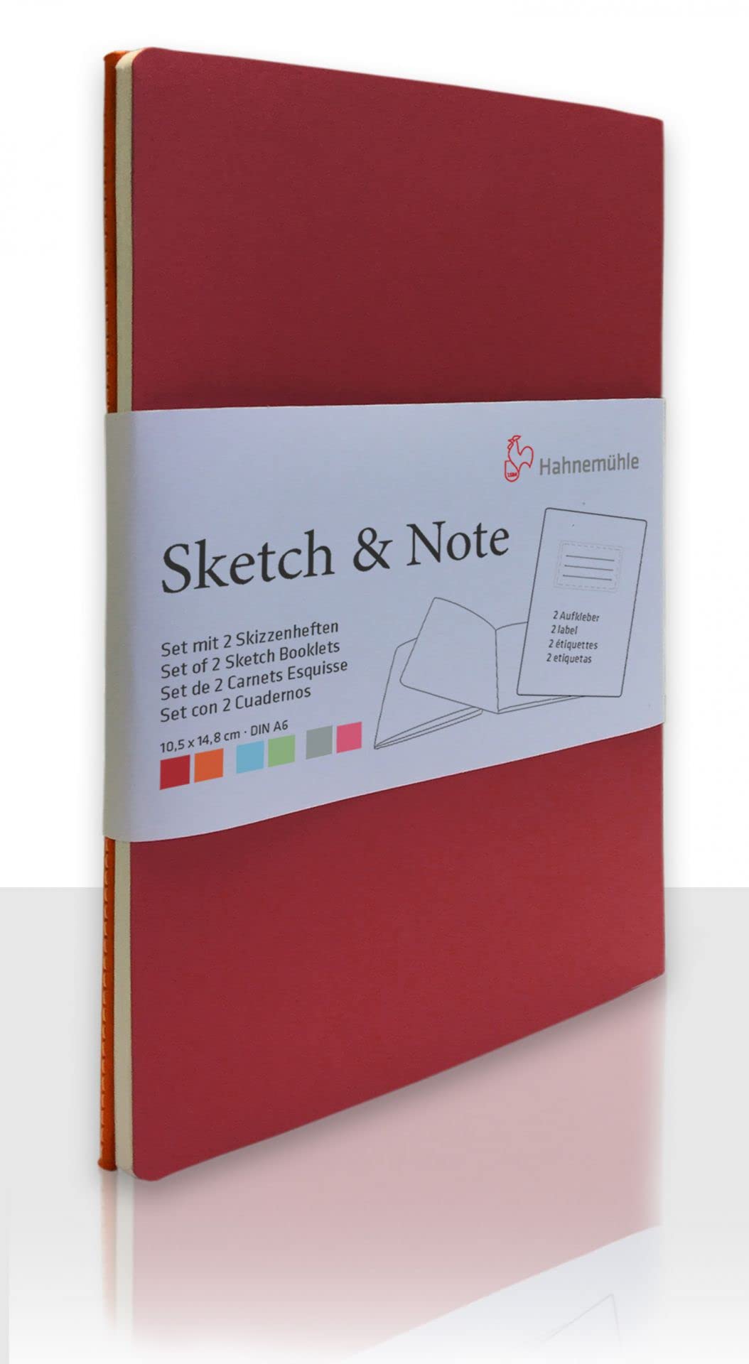 Sketch & Note Red Bundle 125gsm A4 20 Sheets per Booklet