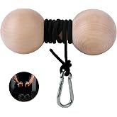 YCHLCHL Wooden Wrist Roller and Forearm Strengthener,Grip Strength Trainer,Arm Blaster Exerciser,Strength Trainer For Fingers and Wrist.