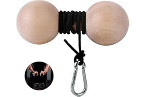 YCHLCHL Wooden Wrist Roller and Forearm Strengthener,Grip Strength Trainer,Arm Blaster Exerciser,Strength Trainer For Fingers