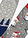 CHARLES RICHARDS Men's Christmas Holidays Cotton Crew Snowman Socks 5-Pack