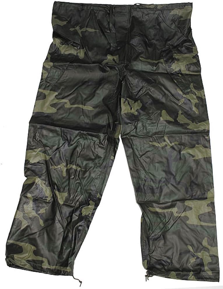 U.S. Rain Pants (XL, Woodland Camo)