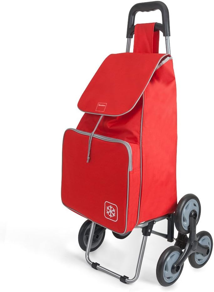 Bolsas y cestas de la compra Carro de Compra con 6 Ruedas Metaltex Peony 48 Litros Rojo Equipaje Bolsas y cestas de la compra Carro de Compra con 6 Ruedas Metaltex Peony 48 Litros Rojo Equipaje