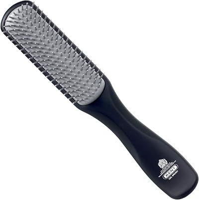 KENT KFM3 Men's 9-Row Gel Styler Hairbrush Daily Grooming Styling Products