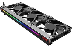 KLVN VC-C270H Graphics Card Cooler Three 9CM Fans Heatsink Aura Motherboard ARGB Light Effect Strip Graphics Cooling