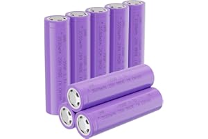 Mrupoo 3.7V Rechargeable Batteries 3500mAh Flat Top Batteries 8Pack with Large Capacity