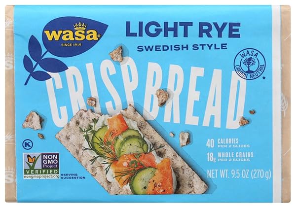 WASA CRISPBREAD RYE LITE