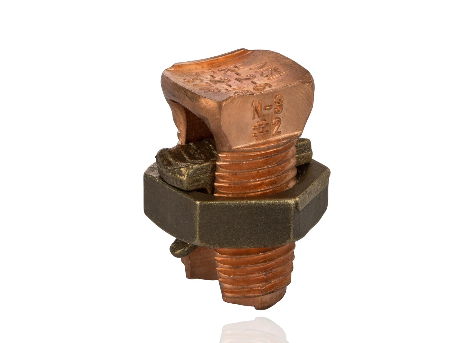 Split Bolt Connector For Copper and Copperweld Wires, 0.162" 0.292