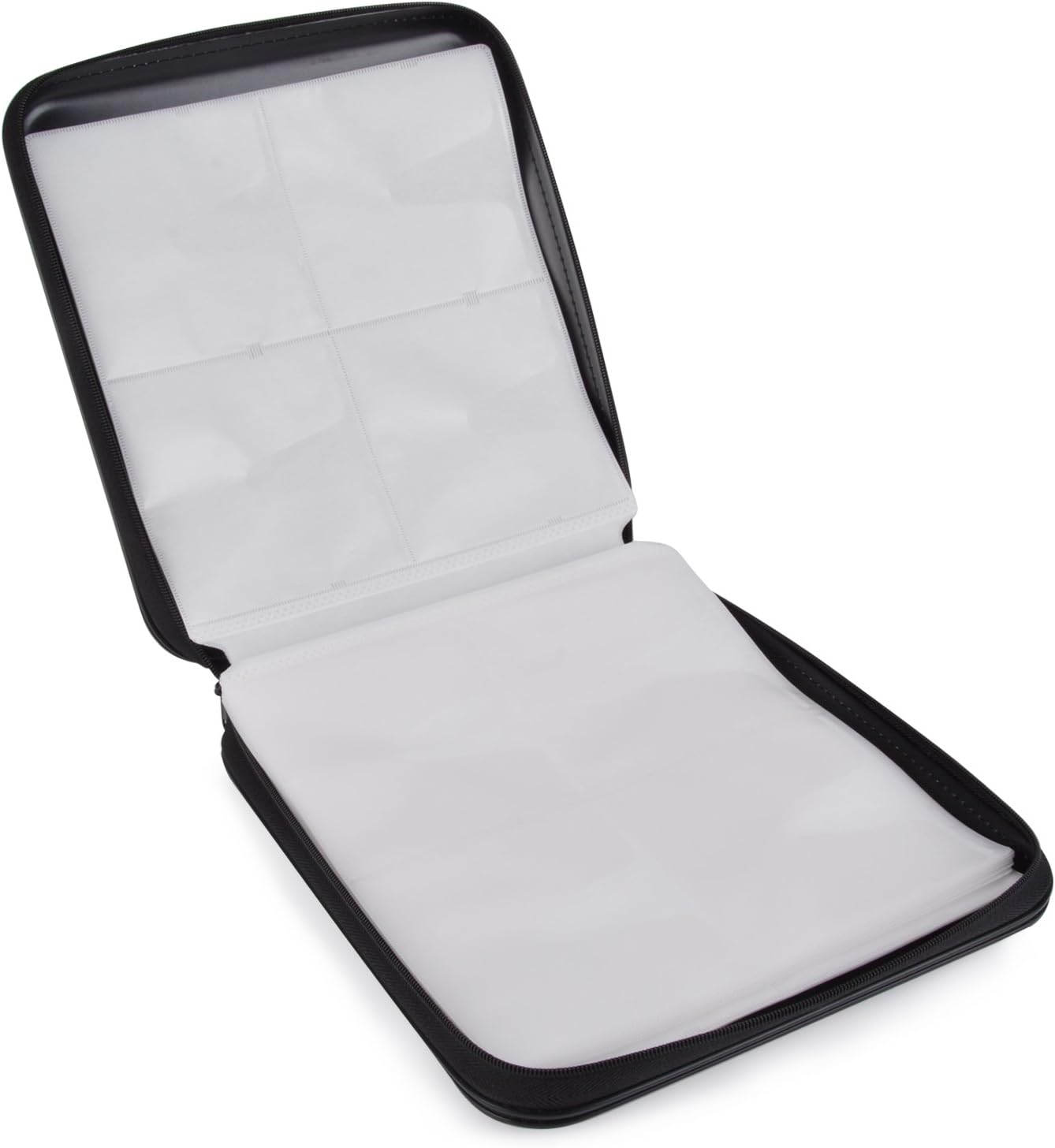CD Case, COOFIT 160 Capacity DVD Storage DVD Case VCD Wallets Storage Organizer Flexible Plastic Protective DVD Storage Black: Electronics