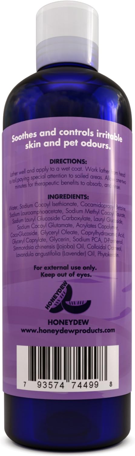 Natural Dog Shampoo with Colloidal Oatmeal - Puppy Shampoo for Dog Bath with Lavender Essential Oil Dog Wash - Pet Odor Eliminator Dog Shampoo for Smelly Dogs and Pet Grooming PACKAGING MAY VARY