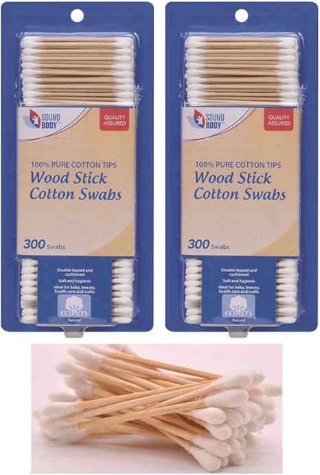 Amazon Com 600 Ct Cotton Swabs Double Tipped Applicator Q Tip