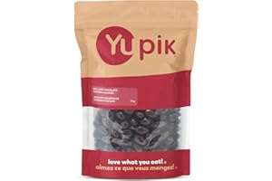 Yupik Dark Chocolate Covered Almonds, 60% Cacao, 1 kg, Kosher, Whole Nuts, Almonds Dipped in Rich Dark Chocolate, Crunchy & S