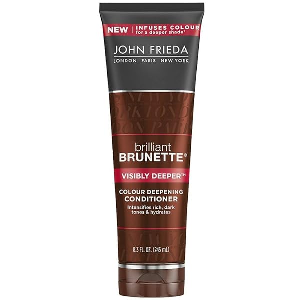 JOHN FRIEDA CONDITIONER BRILLIANT BRUNETTE DEEP 8.3 OUNCE (245ML) (2 PACK)