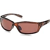 Crossfire 21126 Infinity Premium Safety Glasses, HD Brown Polarized Lens - Crystal Brown Frame, Regular