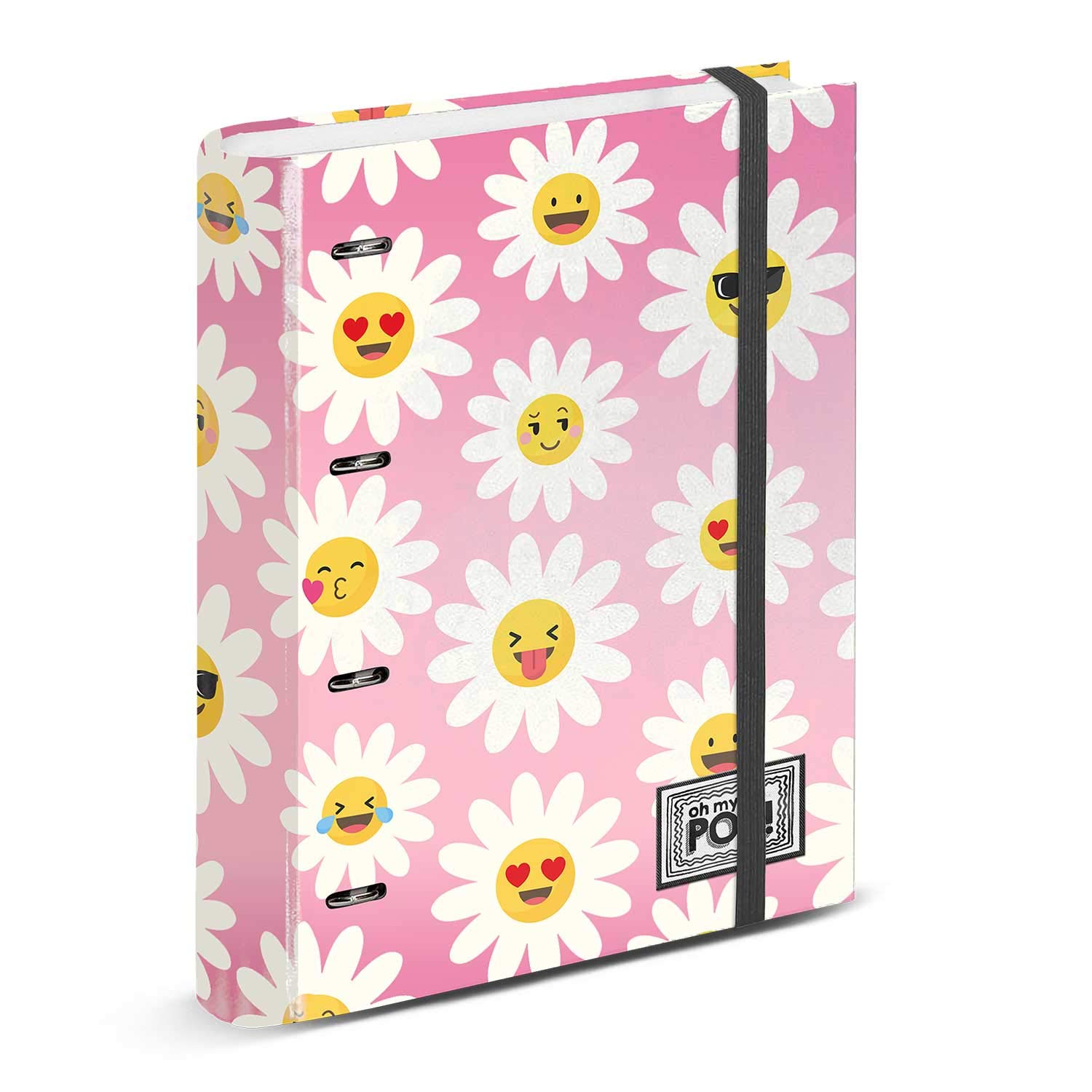 Oh My Pop! Happy Flower-Ring Binder Notebook